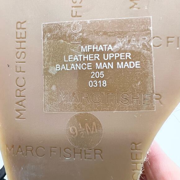 Marc Fisher Womens Wedge Sandals 9.5 Black Espadrille Boho Beach Indie‎ Sleaze - Picture 8 of 10